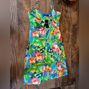 Womens Lauren Ralph Lauren Floral Dress Sz 6
